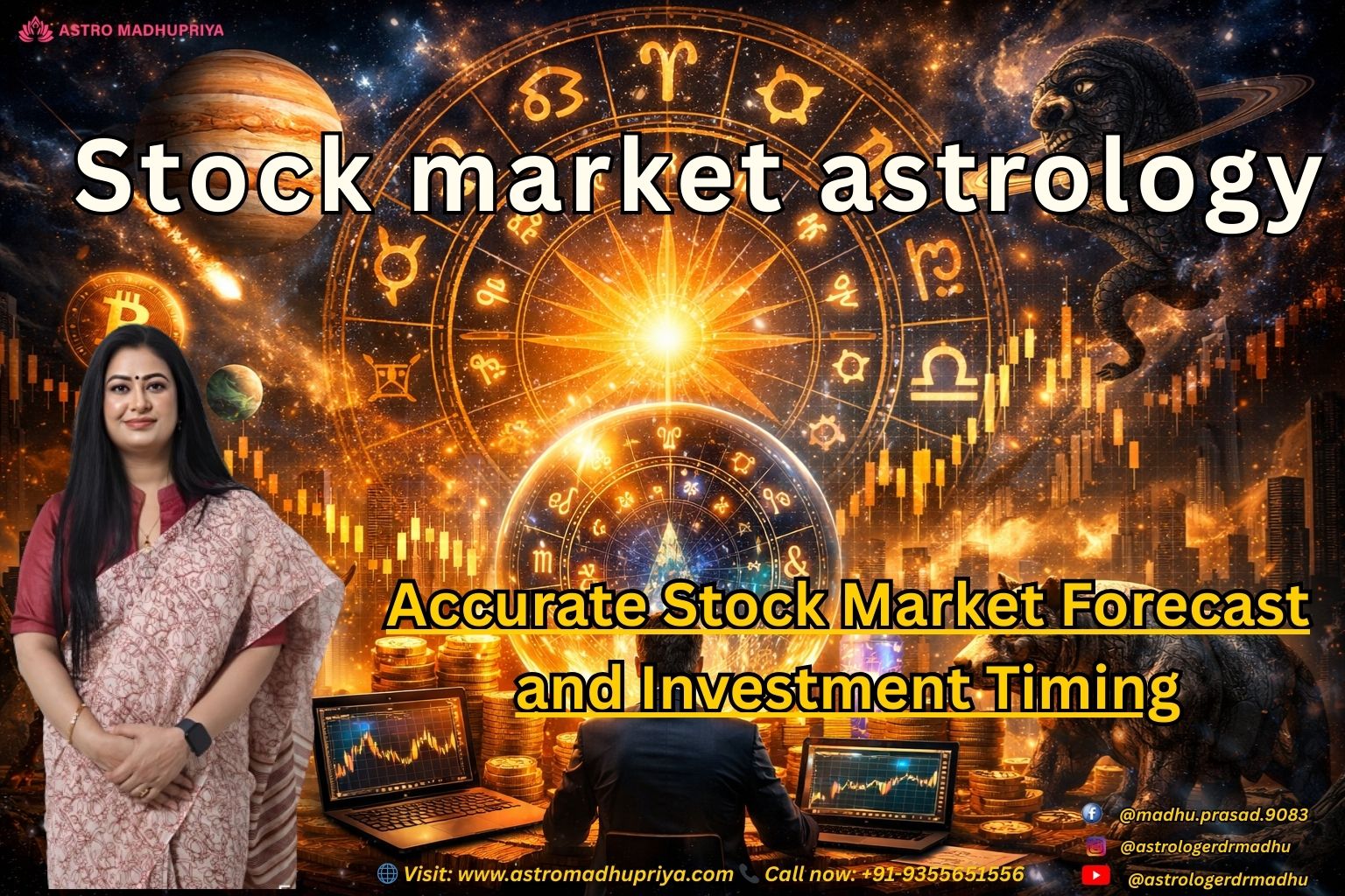 Stock Market Astrology Predictions by Dr. Madhu Priya