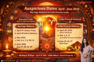 Kharmas 2026 ends: Marriage Muhurat, Griha Pravesh and Auspicious Dates (April-June 2026 Guide)