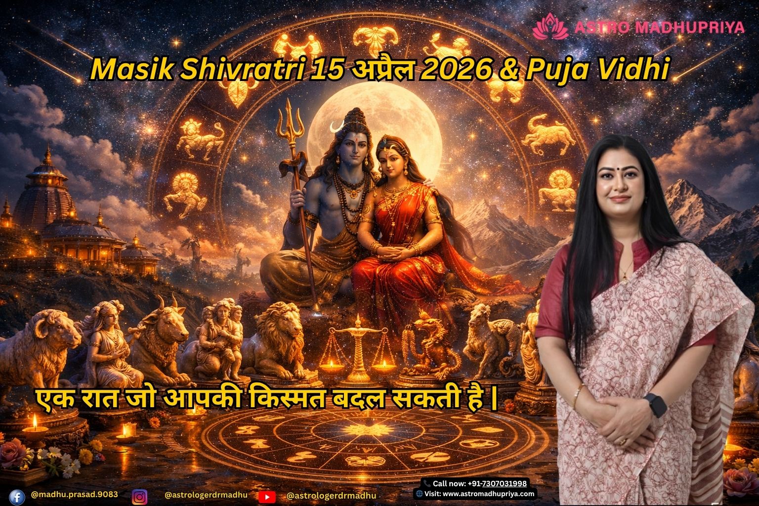 "शिवलिंग पर दूध, दही, शहद, घी और शक्कर से अभिषेक होता हुआ दृश्य।"