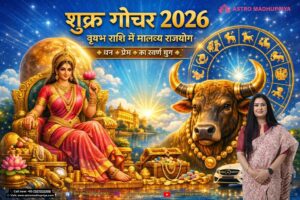 शुक्र गोचर 2026: वृषभ राशि में शुक्र का गोचर – धन, प्रेम और विलासिता का स्वर्ण युग
