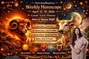 Weekly Horoscope April 13–19, 2026: Career & Love Prediction Using Astromadhupriya