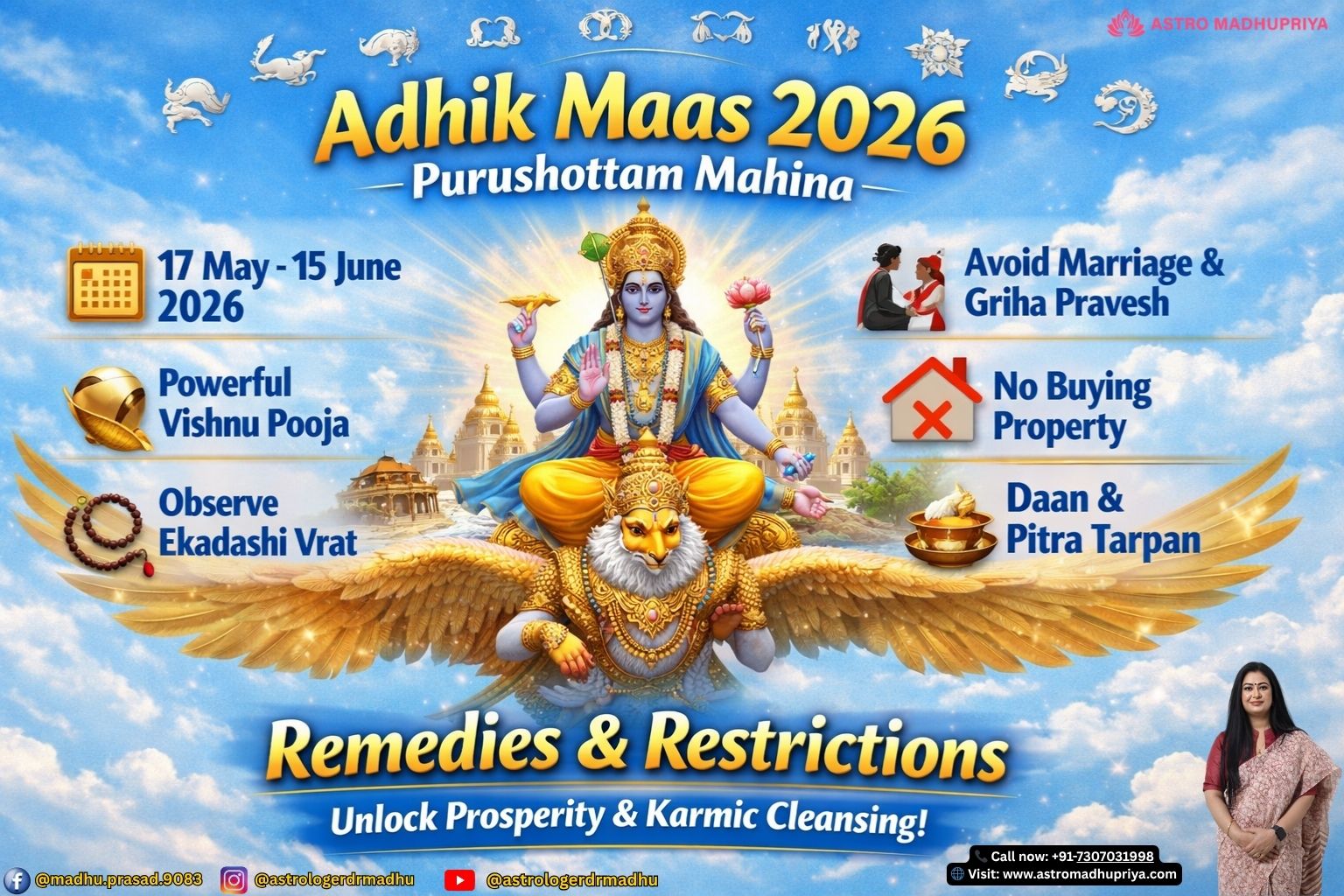 Adhik Maas 2026 Purushottam Maas Vishnu Worship and Remedies