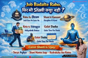जॉब चेंज हो रहा है, लेकिन पीस क्यों नहीं मिल रही ? करियर क्राइसिस का हिडन एस्ट्रोलॉजी कनेक्शन