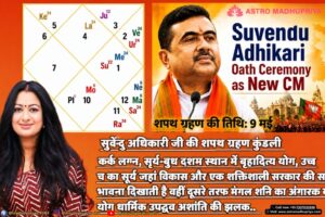 सुवेंदु अधिकारी की शपथ ग्रहण कुंडली